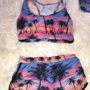 Two piece swim suite